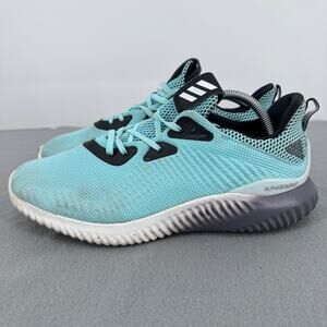 Adidas AlphaBounce 3 Running Shoes Aqua Teal Black Mens 10 B39429 Bounce Cushion